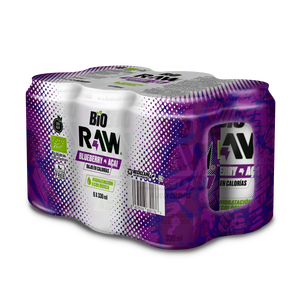 Pack 24 latas de Arándanos y Açai Rawsuperdrink
