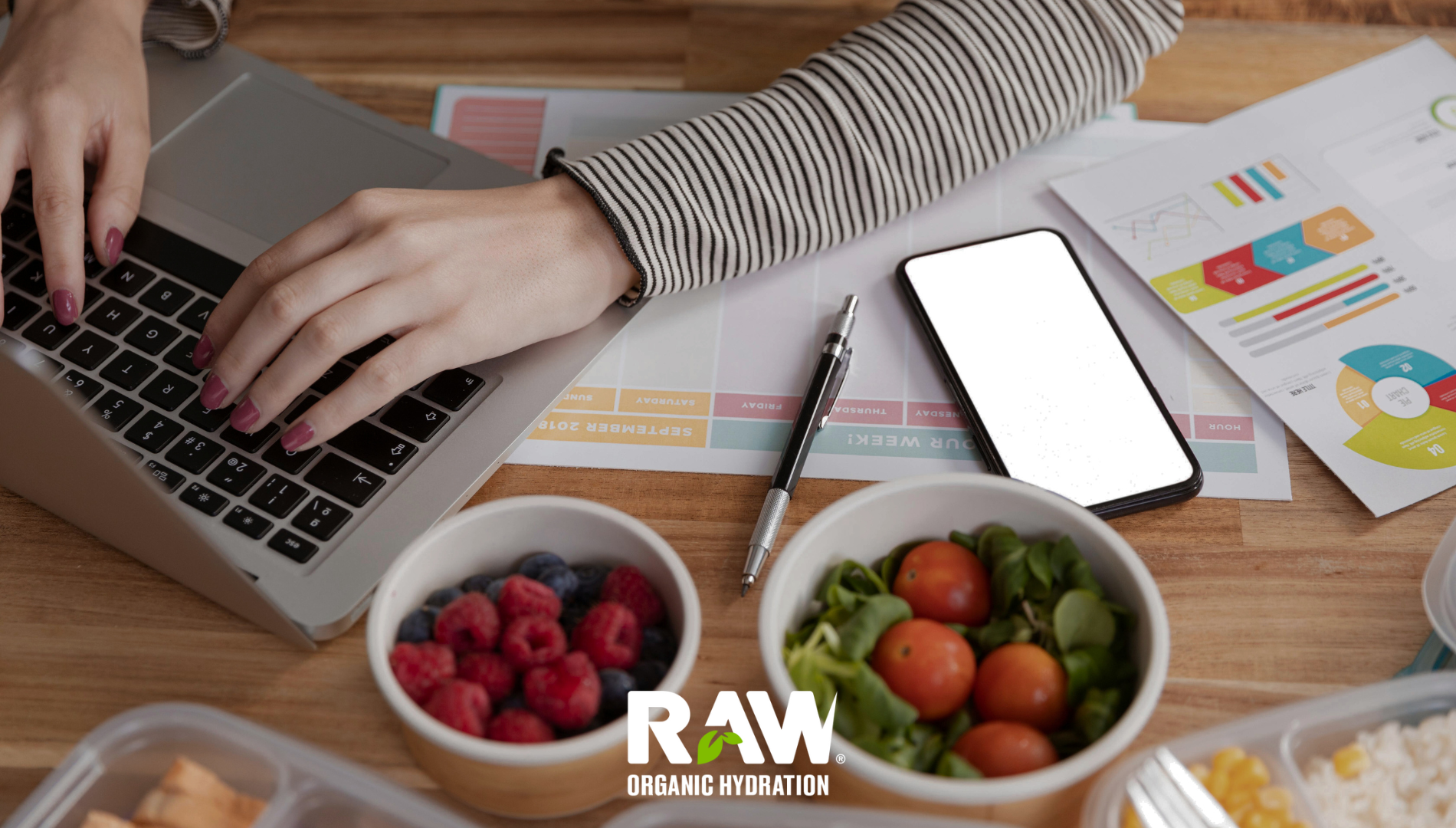 ¿Cómo debo alimentarme si teletrabajo? by RAW Super Drink