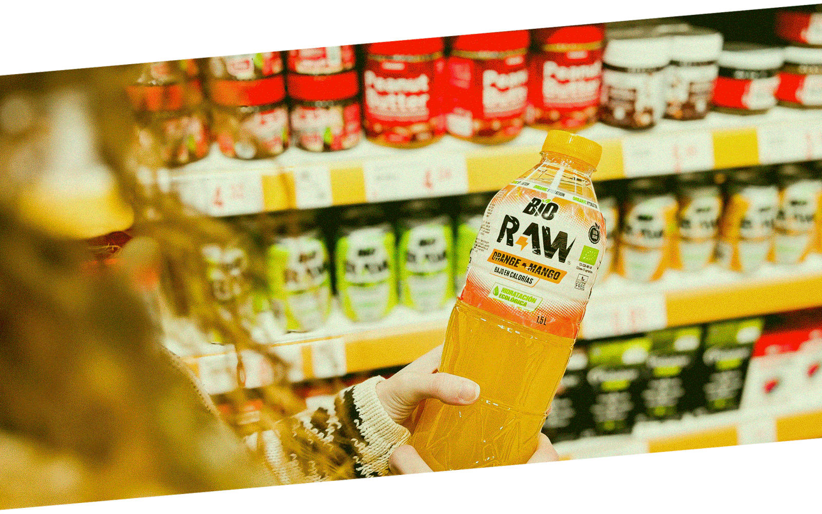 Lineales de RAW en distintos supermercados