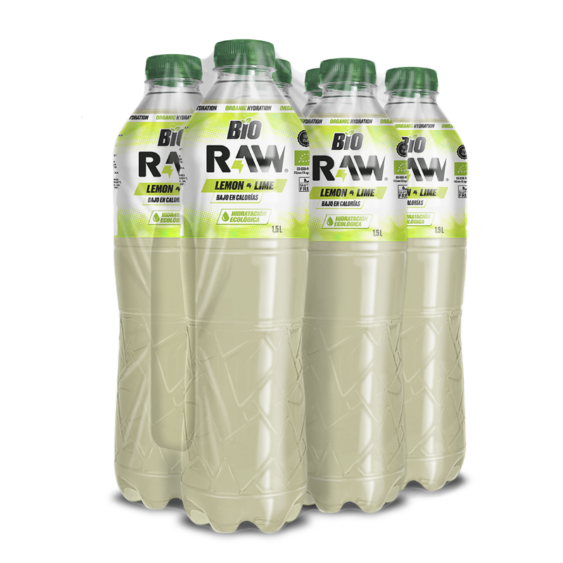6 Bottles 1,5L Pack - Lemon & Lime rawsuperdrink