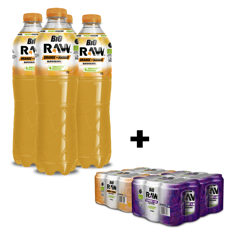 Pack Familia Naranja & Mango Raw Super Drink